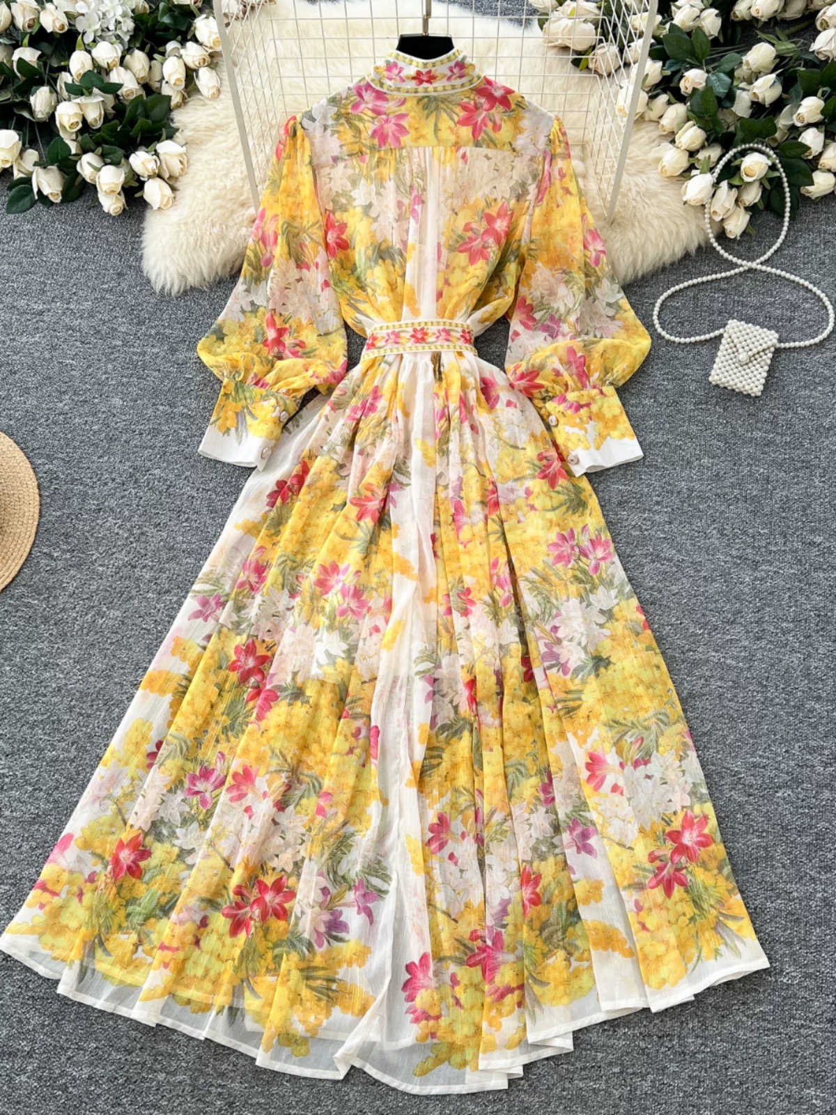 Better than okay print dress ED205 images